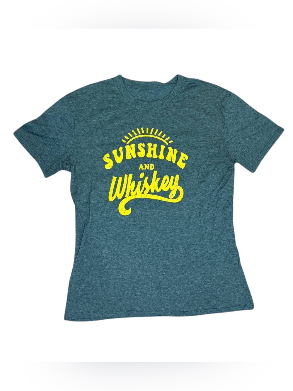 Sunshine and Whiskey Graphic Tee XL Country Concert Coastal Cowgirl Vibes